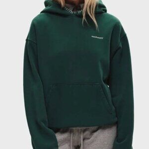 MADHAPPY GREEN OVERSIZED PULLOVER HOODIE SZ S